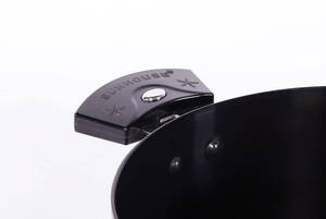 Juego de utensilios de cocina de aluminio anodizado de 3 piezas antiadherentes de cocina moderna de lujo al por mayor con cubiertas de cristal respetuosas con el medio ambiente - Product Image 5