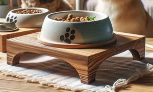 Top Selling Eco-friendly Wooden <b>Stand</b> <b>Dog</b> <b>Food</b> Bowl Cute Style Elevated <b>Dog</b> <b>Food</b> Bowls for Large and Small Pets - Product Image 2