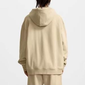 Sweat à capuche zippé personnalisé pour hommes 330 GSM coton éponge impression de logo coloré de haute qualité col à capuche impression numérique pour l'hiver - Product Image 2