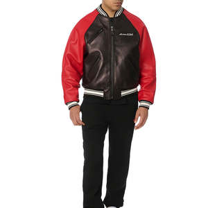 Chaquetas Avirex de cuero auténtico de tamaño personalizado con logotipo personalizado transpirable/chaquetas Avirex de cuero de alta calidad para hombre a precio mayorista - Product Image 5