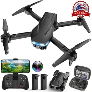 1080P HD FPV Plegable Drone Double Caméra Rotation De 360 ° 10km Plage De Transmission D'image Débutant Avancé Estuche De Transporte - Product Image 1