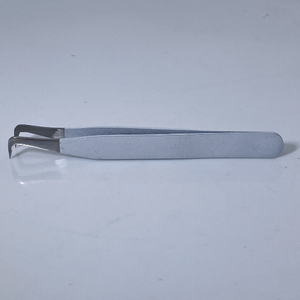 Pinzas para pestañas postizas Acero inoxidable Calidad fina Recto y curvado Top Lash Tweezes Suministros de extensión de pestañas - Product Image 2