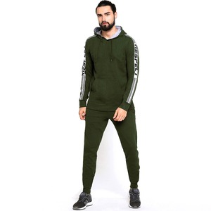 ชุดวอร์มมีฮู้ดสำหรับผู้ชายชุดกีฬาเป็นมิตรต่อสิ่งแวดล้อมใส่สบายสำหรับออกกำลังกายวิ่งออกกำลังกาย - Product Image 1