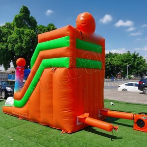 บ้านเป่าลมขนาดยักษ์สำหรับเด็กบ้านสนามเด็กเล่นเป่าลมเด้งพร้อมสไลด์สินค้าออกใหม่ - Product Image 4