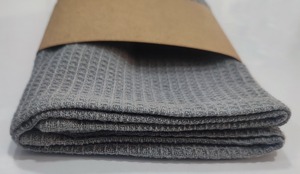 Serviette de sport et d'athlète tissée gaufrée 100% coton-Ultra absorbante, douce et légère. Idéal pour la salle de sport, le yoga et l'utilisation en extérieur. - Product Image 2