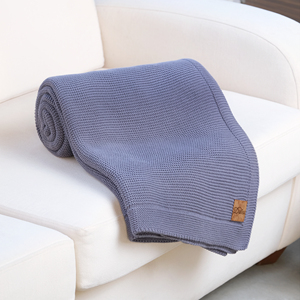 100% coton biologique ALINA couverture 130*150 Cm coloré meilleure vente enfants couverture tricoté coton bébé couverture - Product Image 5