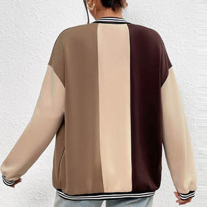 Venta al por mayor Casual Outwear Letterman diseño chaqueta transpirable de punto a prueba de viento para el invierno Venta caliente - Product Image 2