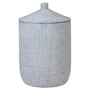 Cesta Elegante de Seagrass con Tapa, Cesta de Almacenamiento Tejida a Mano, Organizador Ecológico para el Hogar, Fabricante Mayorista de Vietnam - Product Image 1