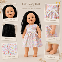 TUSALMO Vente en gros de poupées pour filles personnalisées de 21 pouces, poupée bébé blanche en vinyle souple, cheveux bouclés, plusieurs tenues, éducatif, OEM ODM