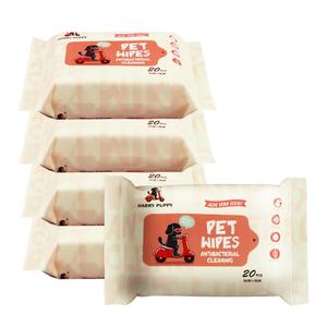Lingettes humides antibactériennes douces pour animaux de compagnie, 20 unités, pour usage domestique - Product Image 6