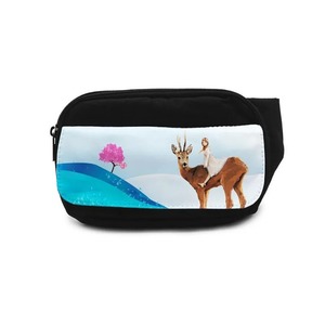 Sac de taille vierge par sublimation sac à dos à bandoulière tendance sac de voyage sport sac de course sac d'affaires pour impression par transfert de chaleur - Product Image 6