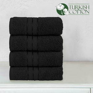 Ensemble d'essuie-mains de luxe en coton turc écologique pour adultes Trident Jacquard brodé jetable pour spa hôtel usage domestique - Product Image 3