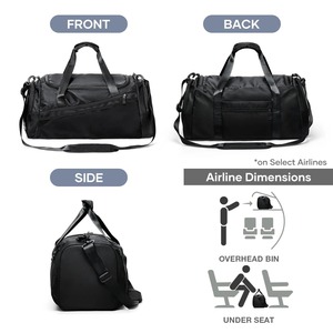 Lightweight 50-70L Nylon Travel <b>Duffel</b> <b>Bag</b> Foldable Gym <b>Bag</b> Shoe Pocket Waterproof Sports <b>Bag</b> <b>Men</b> Women Fitness Luggage Erni - Product Image 3