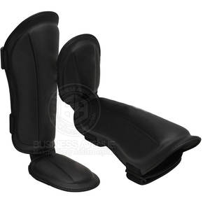 Top Selling 2026 Leather Boxing <b>MMA</b> Latest <b>Shin</b> <b>Guard</b> High Quality <b>Shin</b> In Step With Custom Logo - Product Image 2