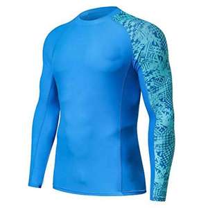Camiseta de Compresión para Hombre, para MMA, Entrenamiento de Grappling, Costuras Elásticas en Cuatro Direcciones, Tejido Transpirable que Absorbe la Humedad, Antibacteriano - Product Image 1