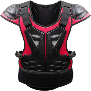 Gilet de protection thoracique pour moto et vélo de sport unisexe - Polyester/Nylon respirant, couleurs et logos personnalisables, haute qualité - Product Image 2