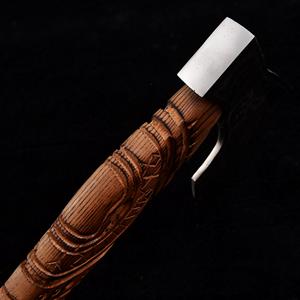 Hacha de Madera con Mango de Acero de Damasco a Bajo Precio, Hacha de Acero con Alto Contenido de Carbono para Caza y Camping - Product Image 4