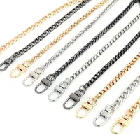Mini Elongated Box Chain - Silver Chain Luxury Strap for Bags & Purses 30 Shoulder / Mini T-Bar