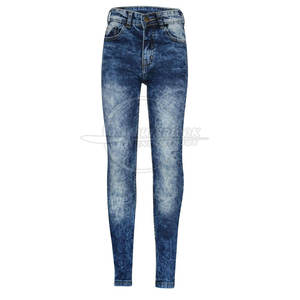 Los pantalones vaqueros ligeros con lavado ácido más vendidos, transpirables, rectos, estilo informal - Product Image 1