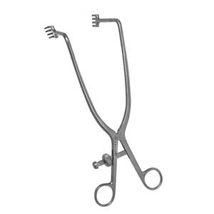Herramientas Quirúrgicas para Cuidado Animal: Retractor Gelpi Profundo de 10 1/2 pulgadas, Ángulo de 90 Grados, 3 1/2, 4 Puntas Afiladas, Uso con Speedlock, Reutilizable - Product Image 1