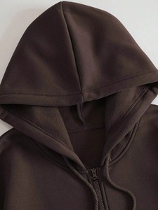 Sudadera con Capucha de Alta Calidad para Hombre, Mezcla de Algodón, Estilo Básico de Moda con Logotipo de Diamantes de Imitación Personalizable para Invierno - Product Image 6