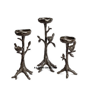 Fabricante Impresionantes candelabros Arreglos para elegante tarro de vela único de hormigón Celebración familiar especial - Product Image 5