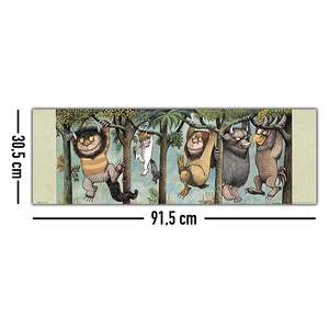 Modern Design 'Where the Wild Things Are' Paper <b>Poster</b> for Wall Use - Product Image 4