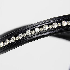 สายรัดคิ้วหนังรูปม้าทำจากคริสตัลใสแวววาวดีไซน์ใหม่สั่งทำได้ - Product Image 4