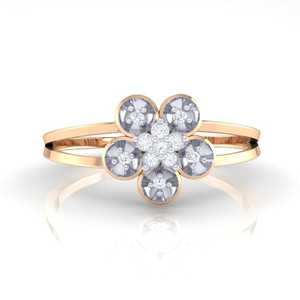 Anillo de Oro Certificado con Diamantes Reales en Forma de Racimo Floral, Joyería Fina para Hombre, Piedra de Corte Radiante, Tecnología de Incrustación con Patrón Cubano, Oro Blanco - Product Image 5