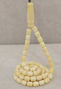 ลูกปัดสวดมนต์อิสลามลูกประคำของชาวมุสลิมสีเหลืองอำพันแทสบิห์ - Product Image 5