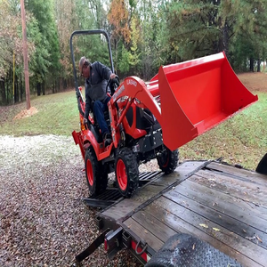 Mạnh mẽ 4WD tiện ích máy kéo máy cắt <span class=keywords><strong>backhoe</strong></span> kết thúc trước <span class=keywords><strong>loader</strong></span> tập tin đính kèm cho Kubota BX-23S trang trại sử dụng với Core bơm động cơ bánh răng - Product Image 3