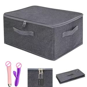 Großhandel Sex-Spielzeug-Box für Frauen Abschließbare Aufbewahrungsbox mit Zahlenschloss Diskrete Aufbewahrungstruhe für Intime <span class=keywords><strong>Dildo</strong></span>-Box - Product Image 1