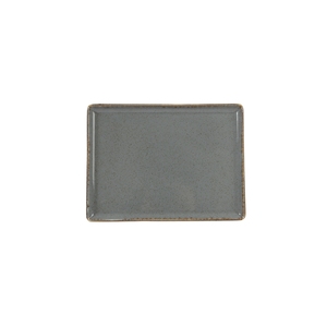 Assiette de service en porcelaine gris foncé 35 cm, design minimaliste Seasons, assiette de petit-déjeuner - Product Image 1