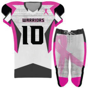 Uniforme de fútbol americano juvenil transpirable de alta calidad con logotipo personalizado estampado de talla grande conjunto cómodo servicio OEM - Product Image 1