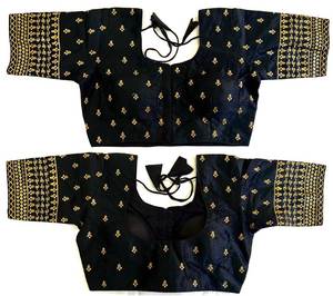 Blouse de créateur avec séquence lourde et fil, Jari Work - Product Image 3