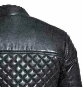Veste en cuir de mouton souple personnalisée pour hommes veste de moto à col montant faite à la main tendance de la mode pour l'Europe et l'Amérique - Product Image 5