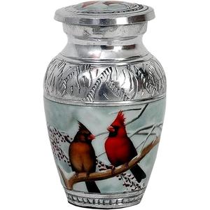 Equipo de servicio de entierro funerario de diferentes tamaños, urnas de cremación para cenizas de adultos, urnas de cremación de Metal con acabado antiguo de latón - Product Image 2