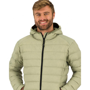 OEM venta al por mayor de la mejor calidad de los hombres a prueba de viento hombres Puffer Jacket 100% Nylon hecho invierno cálido Puffer Jacket para hombres - Product Image 4