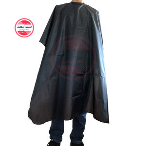 Cape résistante à l'eau en Polyester à col rond pour Salon de coiffure et barbier, Logo personnalisé - Product Image 1
