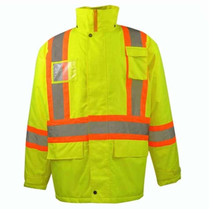 Veste de travail industrielle lourde pour hommes avec capuche tissu extérieur Durable résistant à l'eau uniforme confortable - Product Image 6