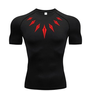 Camisetas de gimnasio impresas por sublimación de alta calidad diseño personalizado al por mayor Rash Guard Trending Slim Fit transpirable Jogging Wear - Product Image 2