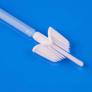 แปรงตรวจปากมดลูกแบบใช้แล้วทิ้งพร้อมสารละลายเก็บรักษาเซลล์ 20 มล. สำหรับการตรวจปากมดลูกทั้งแบบตรวจเซลล์และตรวจ <span class=keywords><strong>HPV</strong></span> - Product Image 2