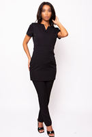 Gilet d'été personnalisé pour spa et salon de beauté, uniforme confortable en tricot avec votre propre logo pour les médecins, ensemble d'uniformes de salon de beauté