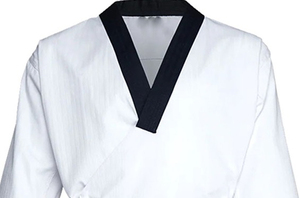 Nuevo Conjunto de Uniforme de Taekwondo Blanco 100% Algodón Hecho a Medida, de Alta Calidad, Secado Rápido, Transpirable, Duradero, Lavable, Privado - Product Image 6