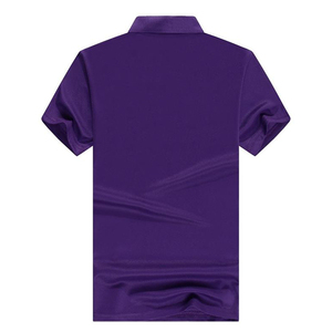 เสื้อโปโลระบายอากาศบลูเบอร์รี่ของผู้ชายแบบกำหนดเองเสื้อยืด250GSM ผ้าฝ้ายว่างเปล่าเสื้อยืดลายสัตว์จาง300 280 300gsm ถักสำหรับโปโล T-shir - Product Image 4