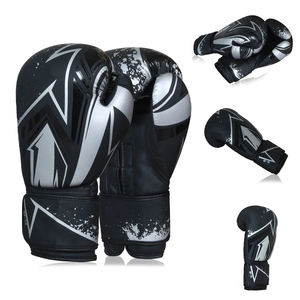 Boxing Gloves <b>Leather</b> <b>Punch</b> Training Sparring Kickboxing MMA Fighting Cowhide <b>Leather</b> Gloves From Pakistan - Product Image 5