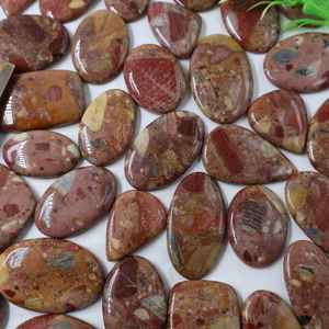 2025 Top Vente Breccia Jasper Cabochon Gemmes Pierre Naturelle Forme Mixte Taille Lisse Pierres Lâches Personnalisable En Gros Bijoux Lot - Product Image 2