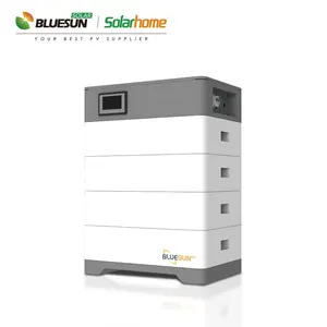 Bluesun 12V 48V 51,2 V 72v Batería de litio Solaire 100ah 200ah Batería solar 10Kwh 20Kwh 30Kwh Baterías de iones de litio para el hogar