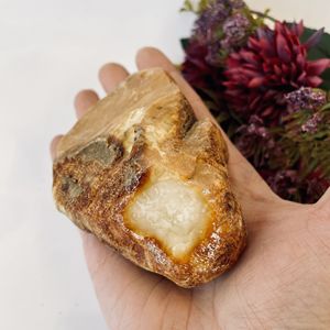 Piedra de Ámbar Báltico Genuino en Bruto, Trozo de Ámbar Natural Sólido de Polonia ~87x70x45mm 125g para la Fabricación de Joyas - Product Image 6