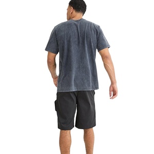 New Design Custom Two Zipper Pockets Front Men's Fashion Wear 100% Cotton Solid Customizable Color Streetwear Short <b>Elastic</b> - Product Image 5